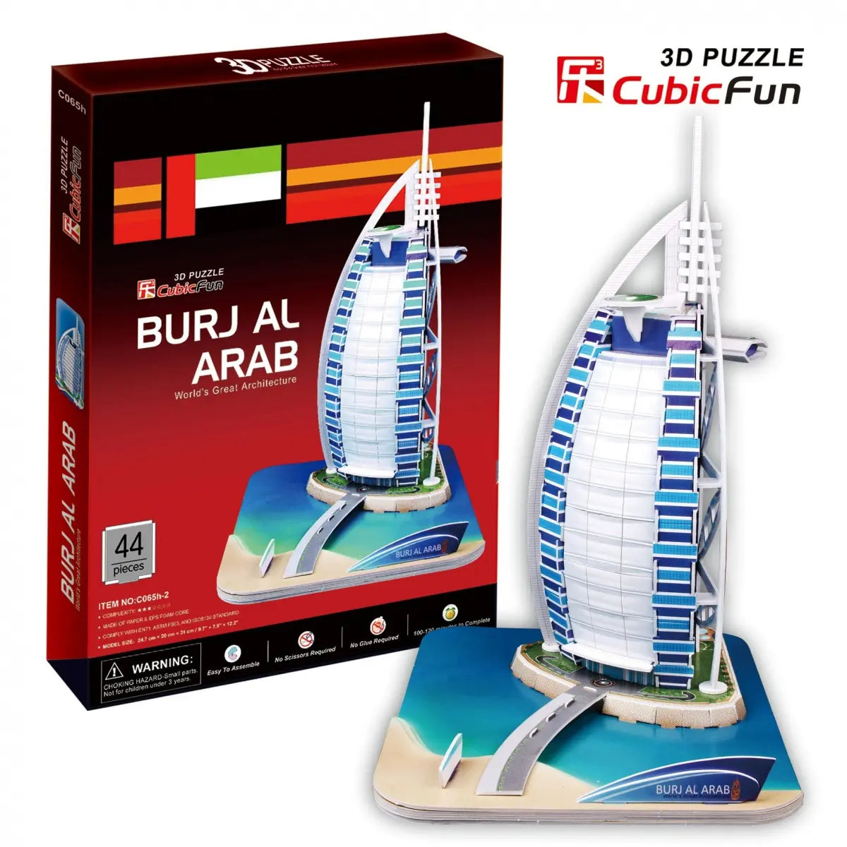 Cubic fun puzzle 3d wieżowiec burj