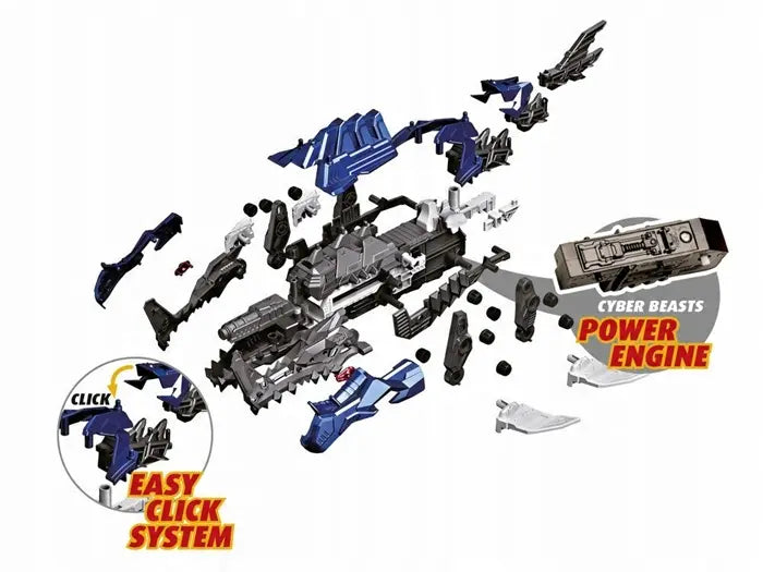Model do składania cyber beasts hydro fang 56 elementów