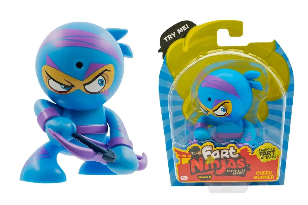 Fart ninjas figurka z dźwiękiem cheek burner s8