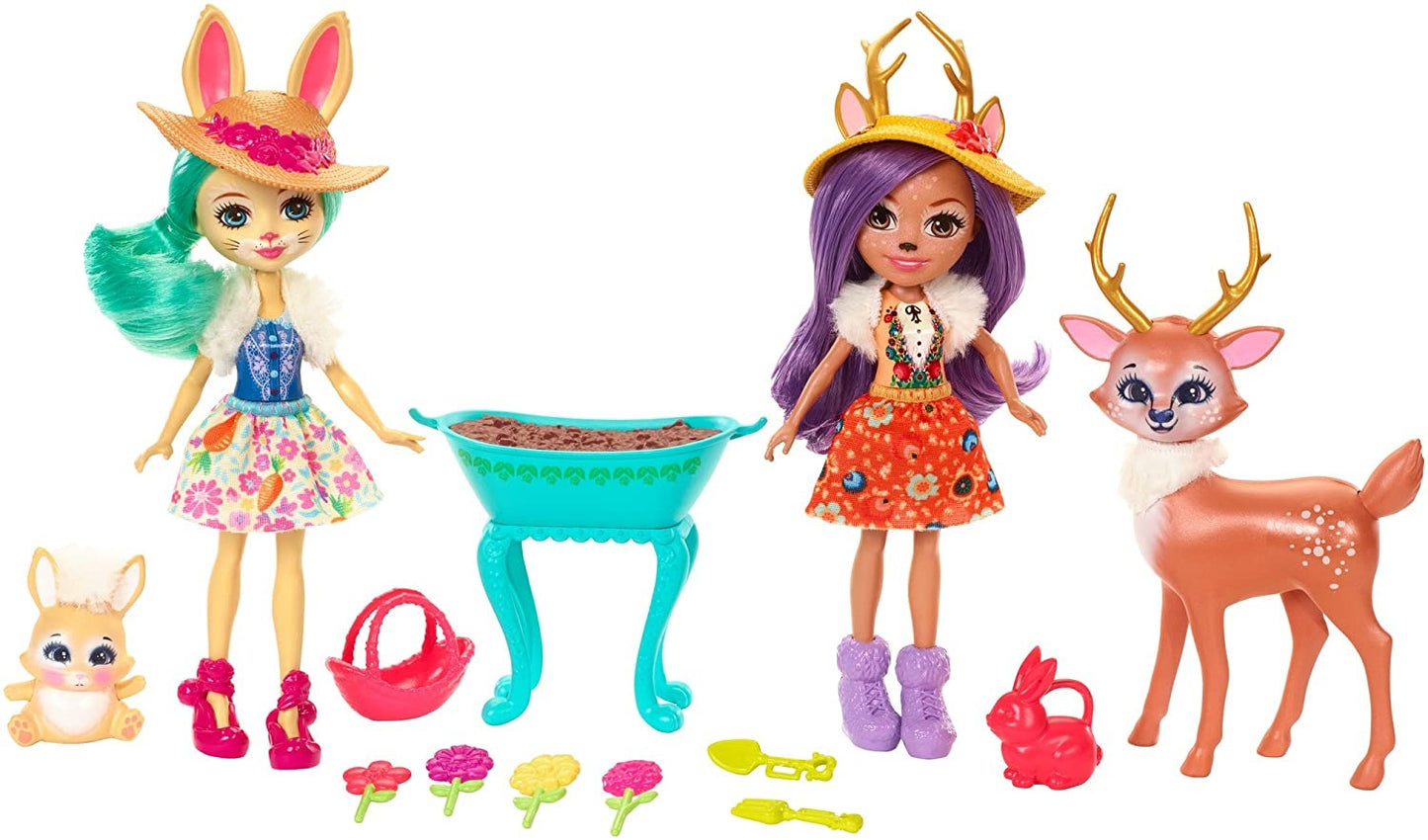 Barbie Enchantimals 2 lalki+2 zwierzątka FDG01 /3