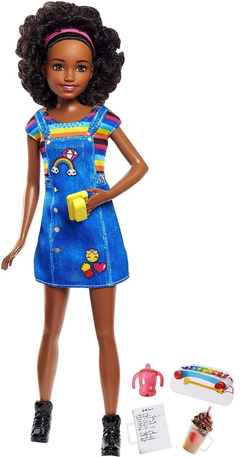 Barbie Skipper lalka opiekunka jeansowa FHY91