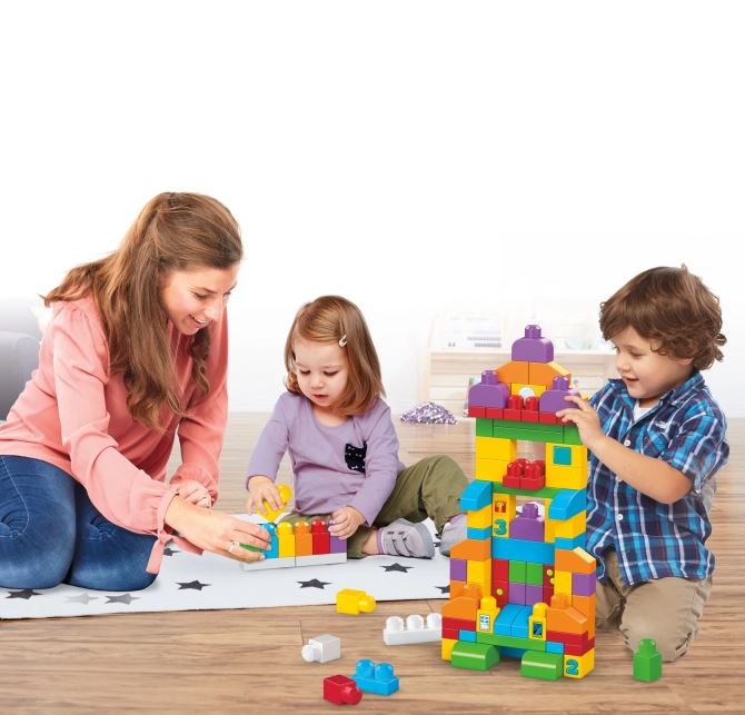 MEGA BLOKS czas na naukę torba 150el FVJ49 /2