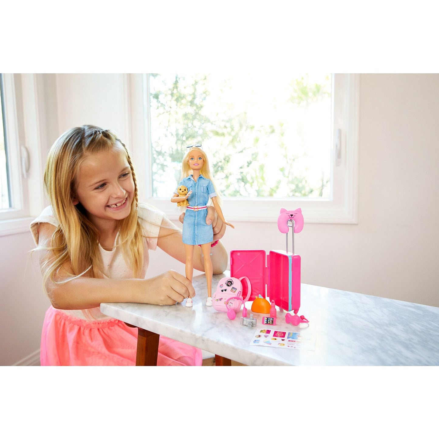 Barbie z pieskiem w podróży FWV25 /6
