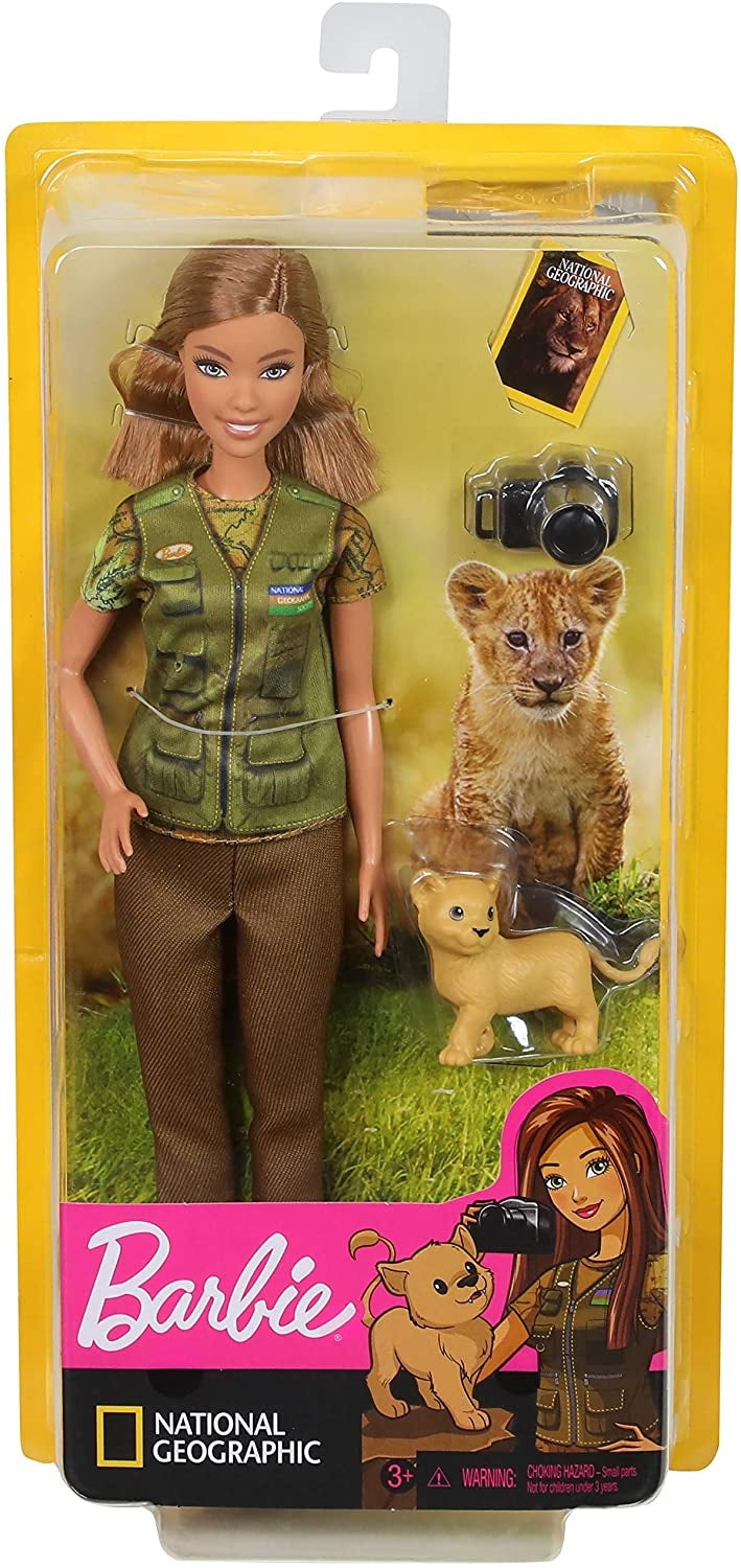 Barbie lalka National Geogr.GDM46 GDM44