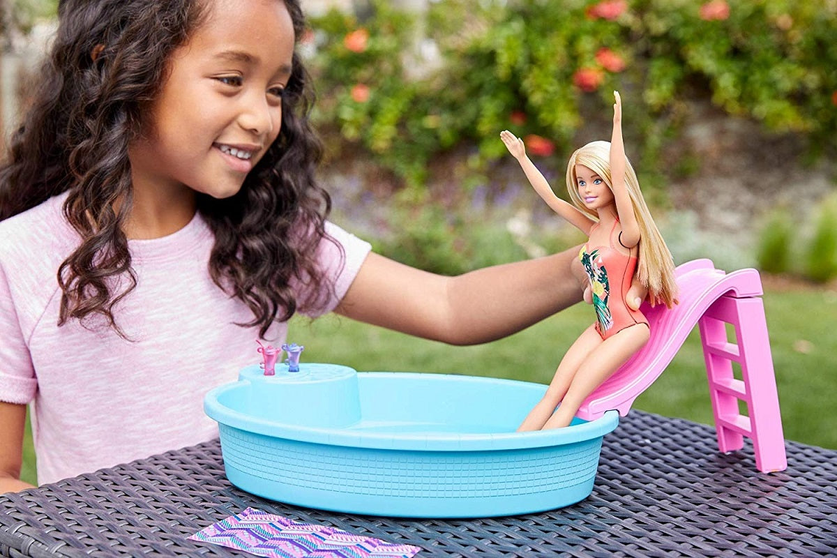 Barbie lalka + basen GHL91 /4