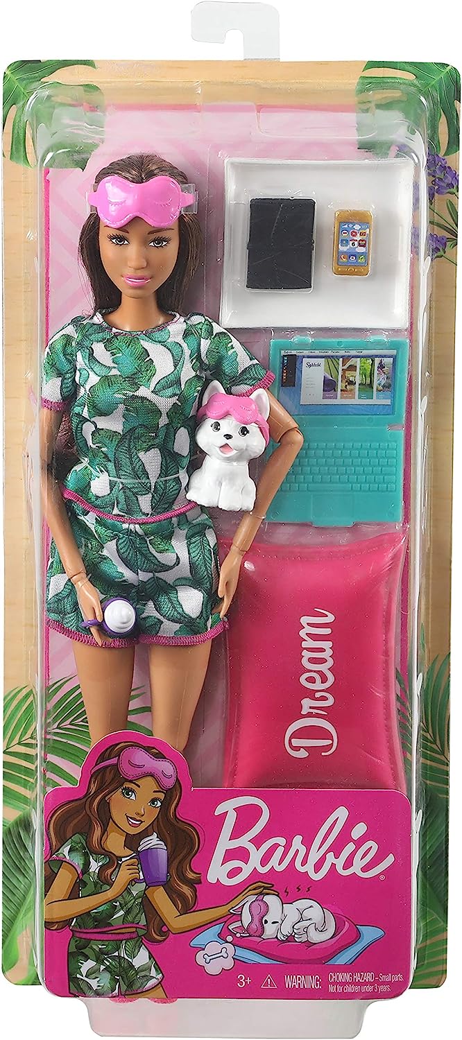 Barbie Relaks na dobranoc lalka+pies GJG58 GKH73/6