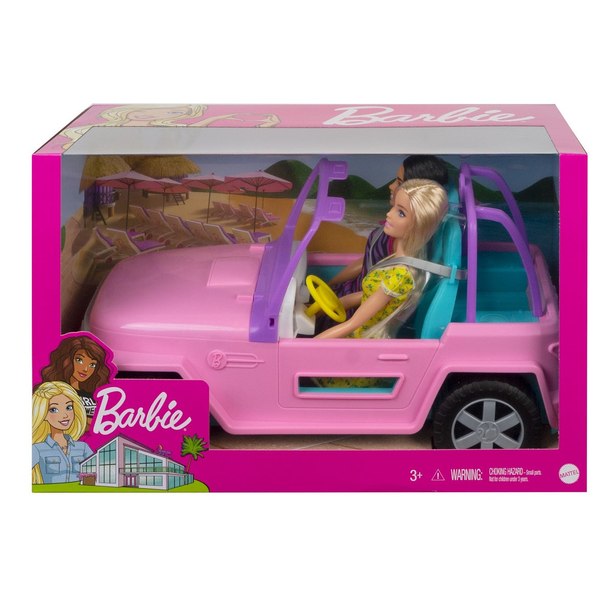 Barbie auto terenowe + 2 lalki GVK02 /2