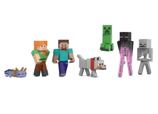 Minecraft zestaw Mobów figurki 7pak