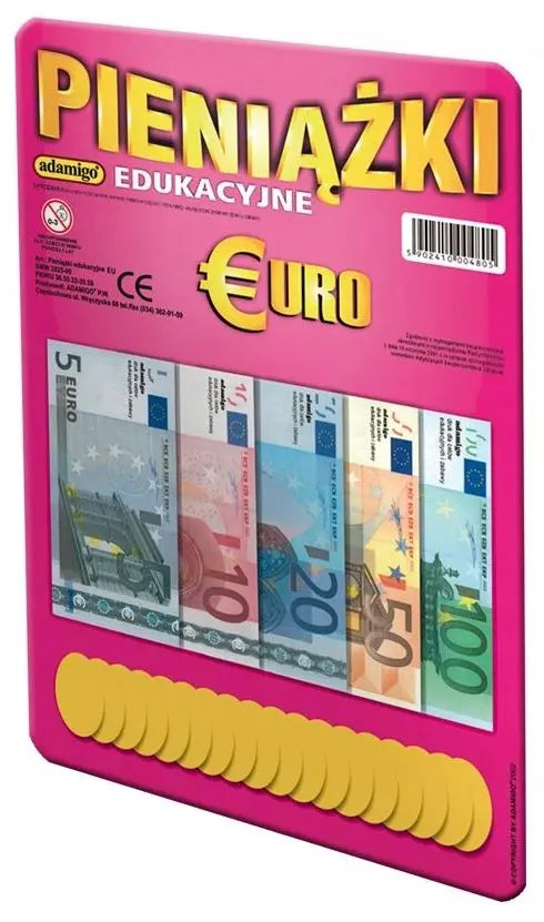 Pieniążki edukacyjne euro