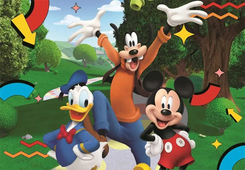 Puzzle 104 maxi SuperKolor Mickey Mouse