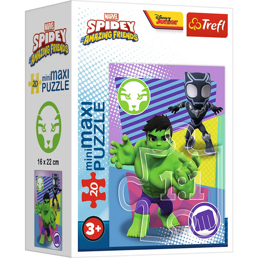 Puzzle minimaxi 20 elementów niesamowity spidey
