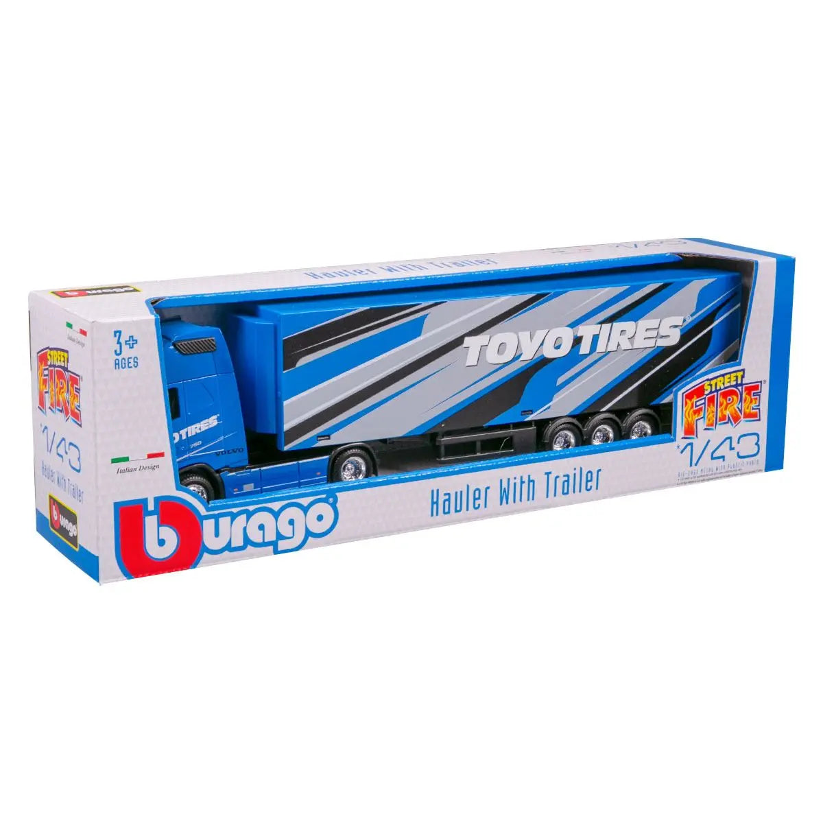 BBU 1:43 Street Fire Haulers Volvo FH16Globt.31461