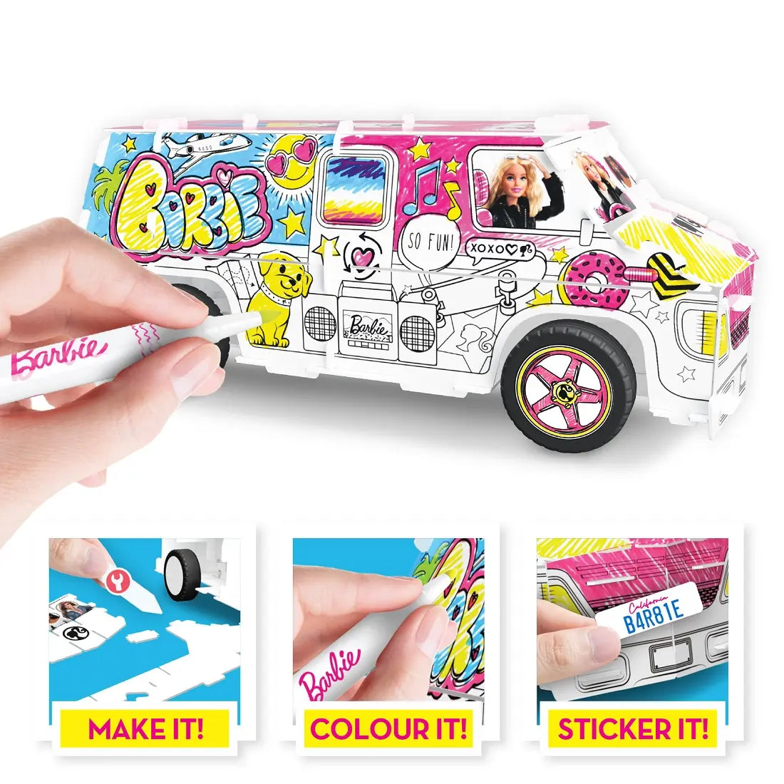 Marker kitz barbie maker kitz pomaluj kampera