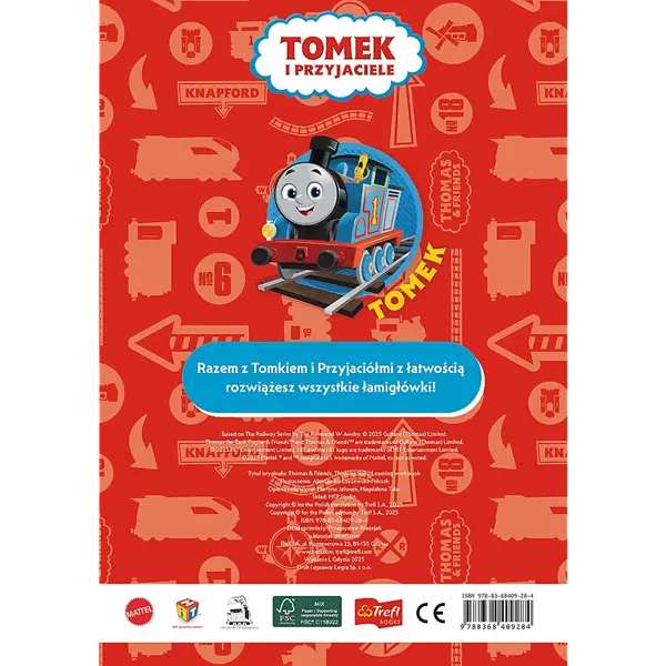 Tomek i Przyjeciele Ćwicz.z myślenia Ks40928