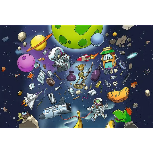 PUZZLE 100 UFT Robobot w kosmosie 16544