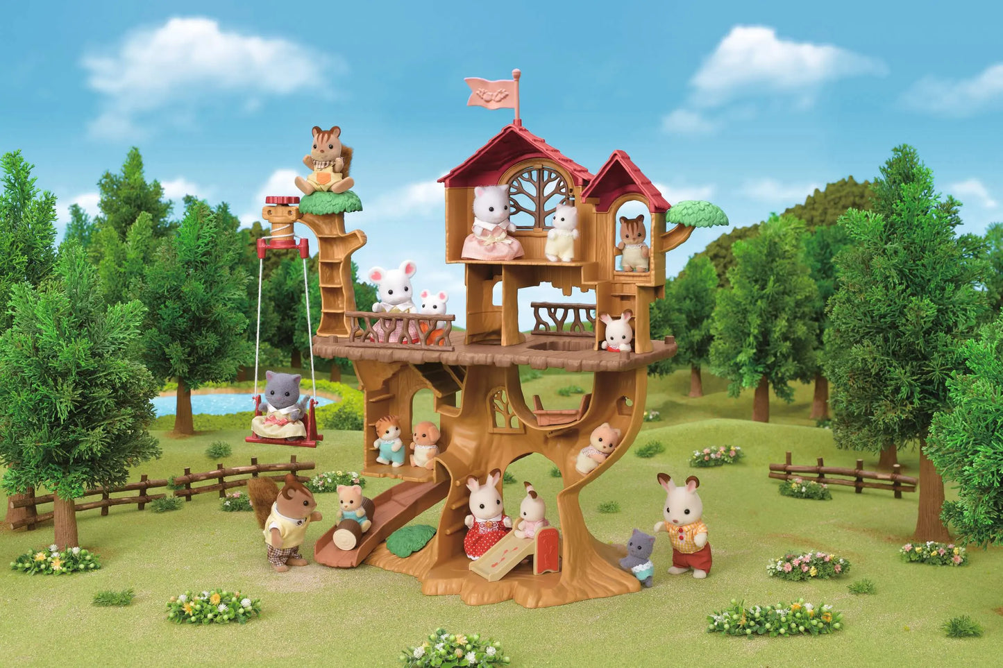 Sylvanian domek drzewo pełen przygód