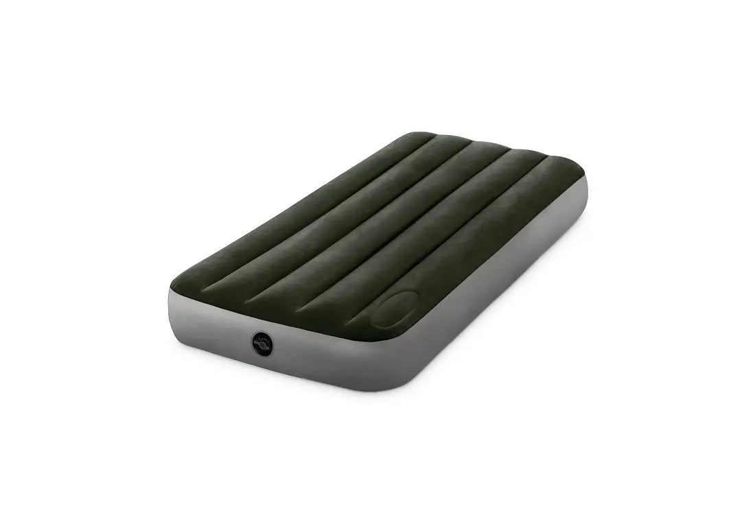 Materac flokowany z pompką 76x191x25
