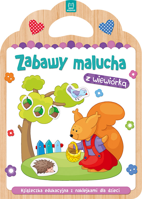 Książeczka ed.z nakl.Zab.malucha z wiewiórką 65726