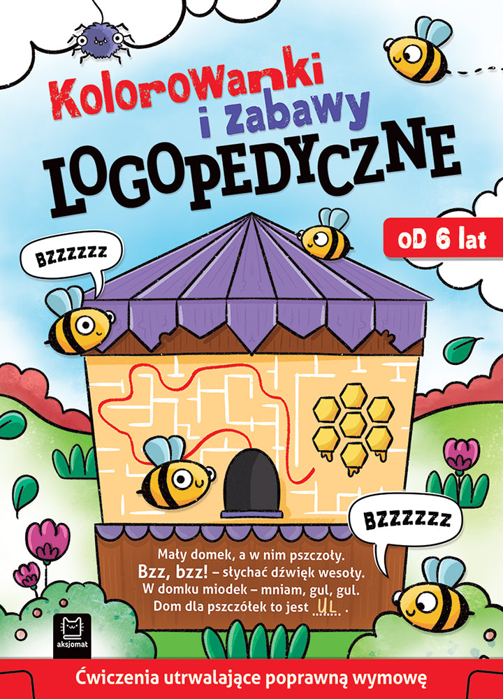 Kolorowanki i zabawy logoped.Ćwiczenia 6+ 68826