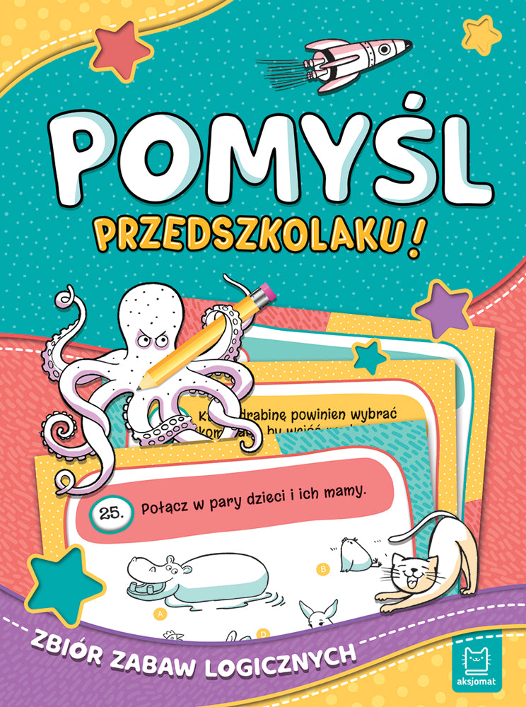 Zbiór zabaw logicznych Pomyśl,przedszkolaku! 30218