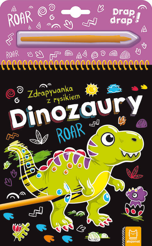 Zdrapywanka z rysikiem Dinozaury 31703