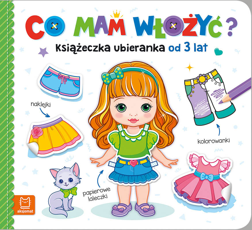 Co mam włożyć? Książeczka ubieranka 3+ 33424