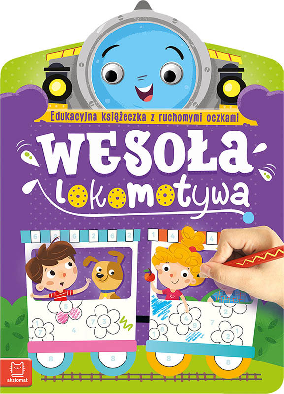 Edukac.książ.z ruch.oczkami Wesoła lokomot.33486