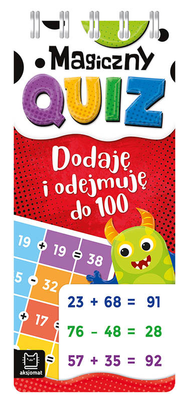 Magiczny quiz Dodaję i odejmuję do 100 Spir. 33844