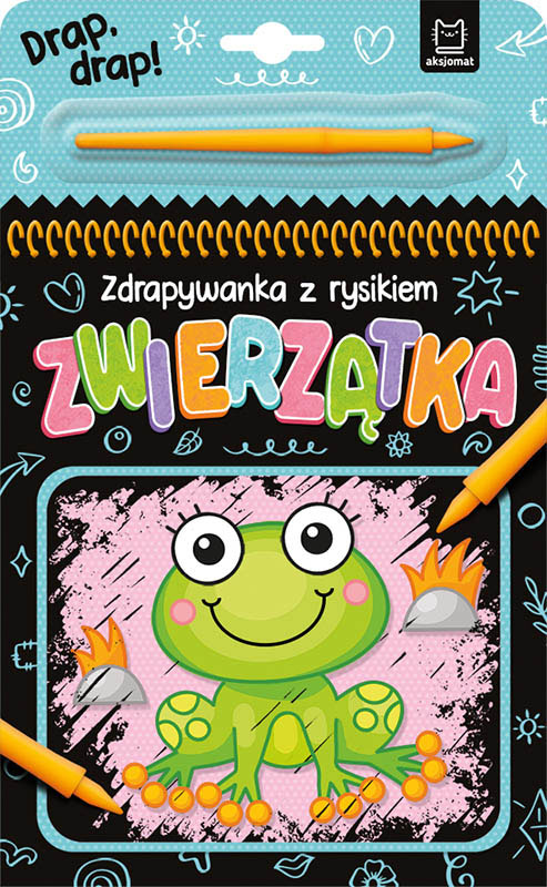 Aksjomat zwierzątka zdrapywanka z rysikiem