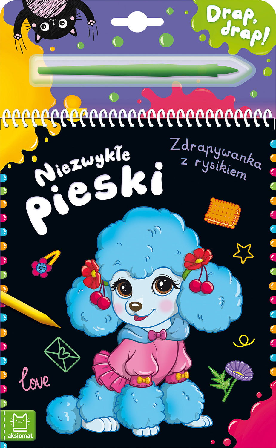 Aksjomat niezwykłe pieski zdrapywanka z rysikiem