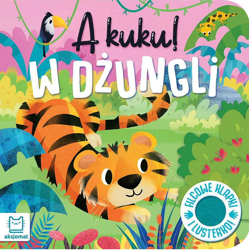 A kuku! W dżungli Filcowe klapki i lusterko 36562