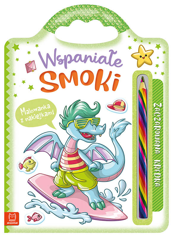 Malowanka. Zacz.kredka Wspaniałe smoki 36739