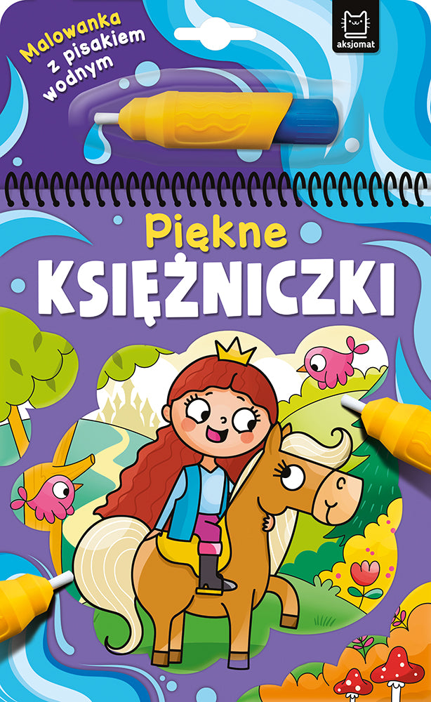 Aksjomat malowanka z pisakiem wodnym piękne księżniczki