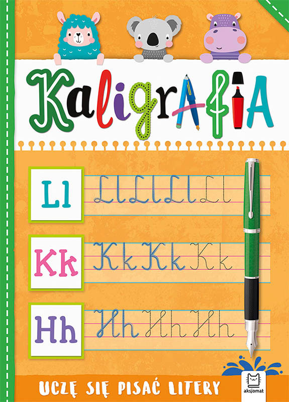 Kaligrafia uczę się pisać litery