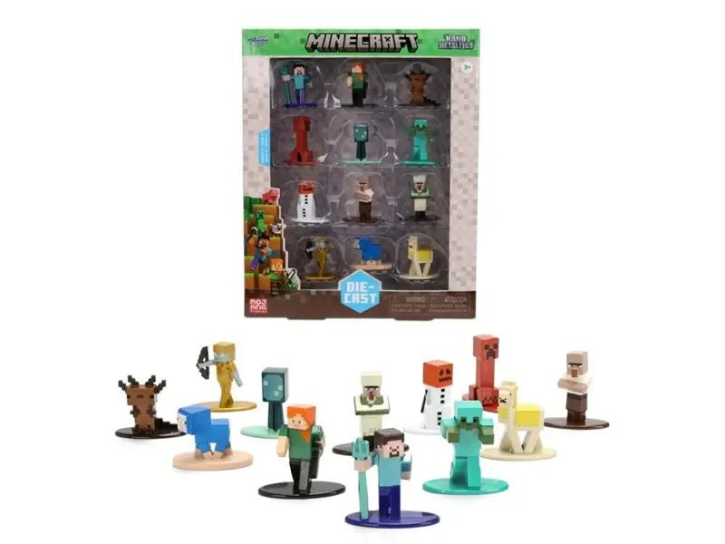 JADA Minecraft metal fig 4cm 12pak 9337541314