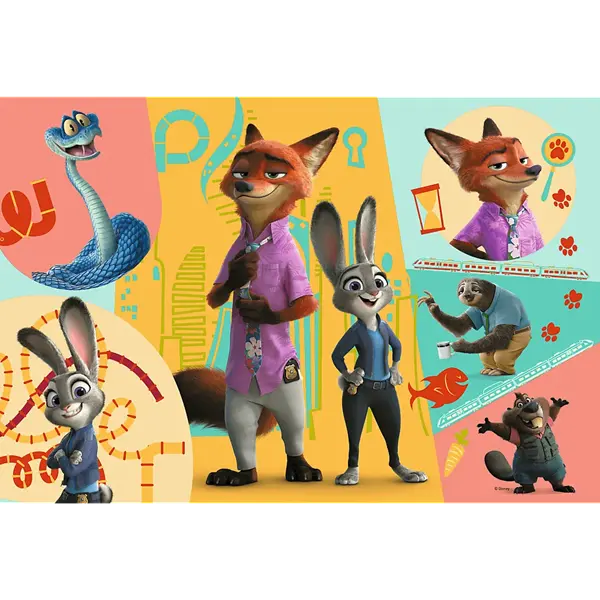 PUZZLE 160 Razem w Zootopii / Disney 15429