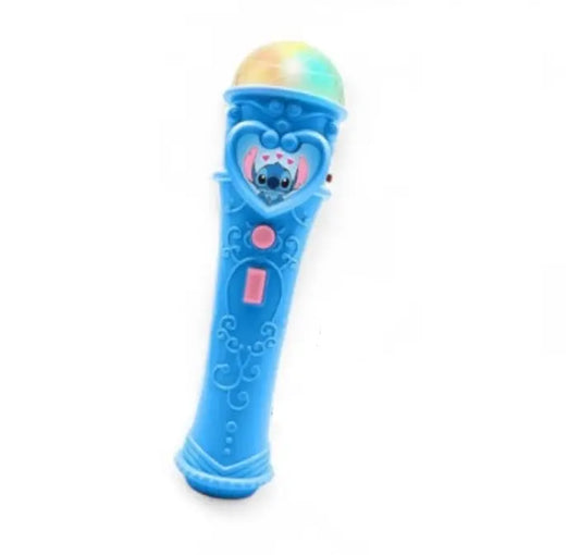 Mikrofon stitch ze światłem i dźwiękiem