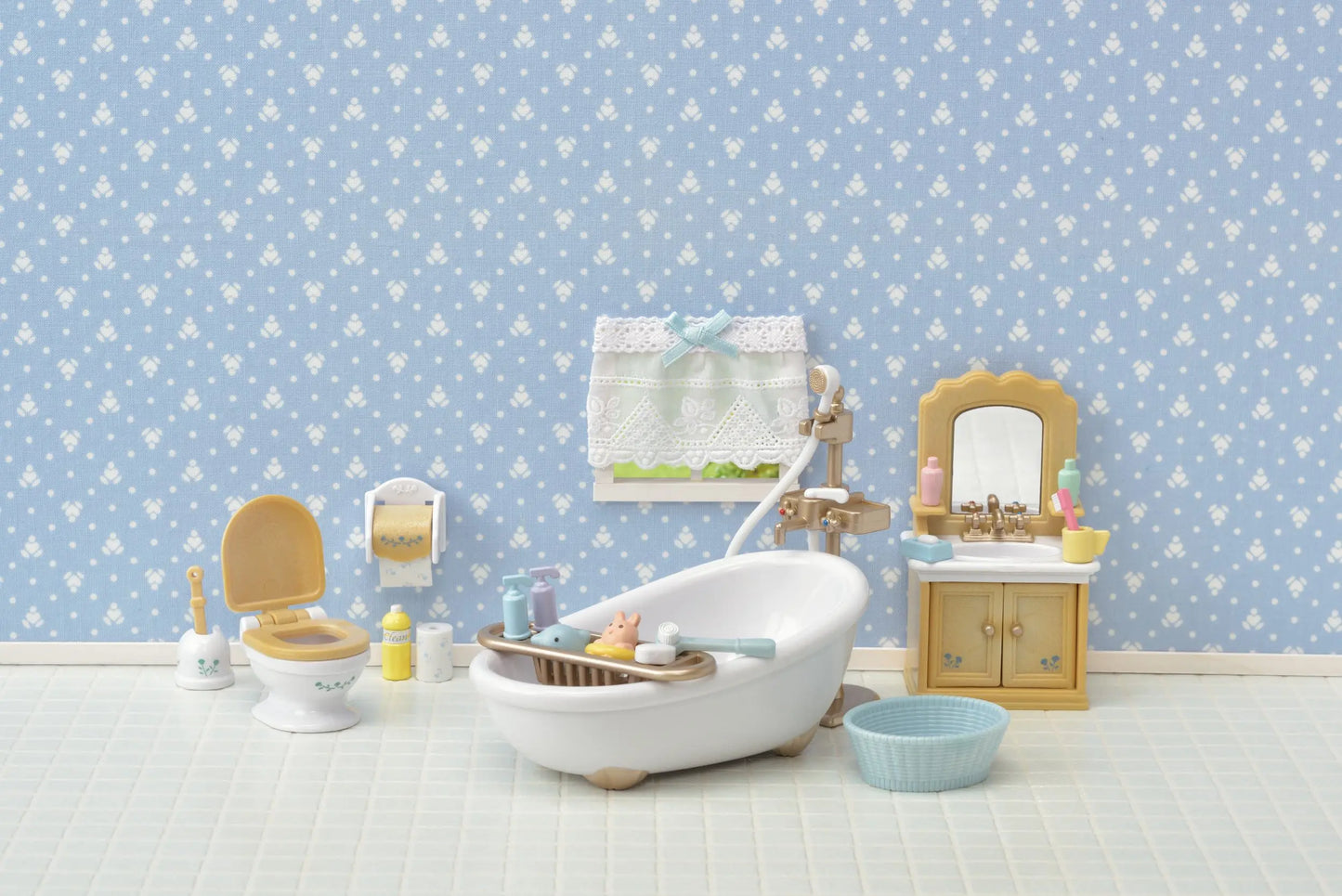 Sylvanian zestaw do łazienki w stylu wiejskim