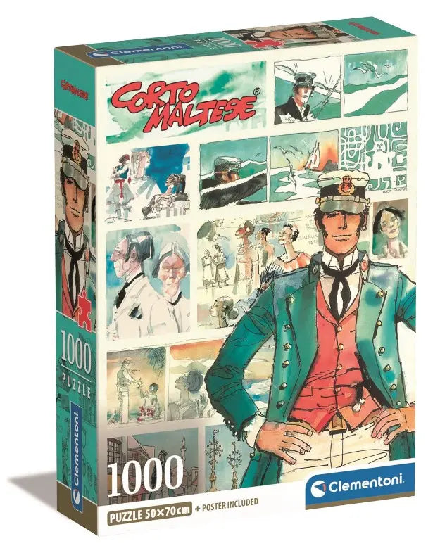 Clementoni puzzle 1000 elementów Compact - Corto Maltese