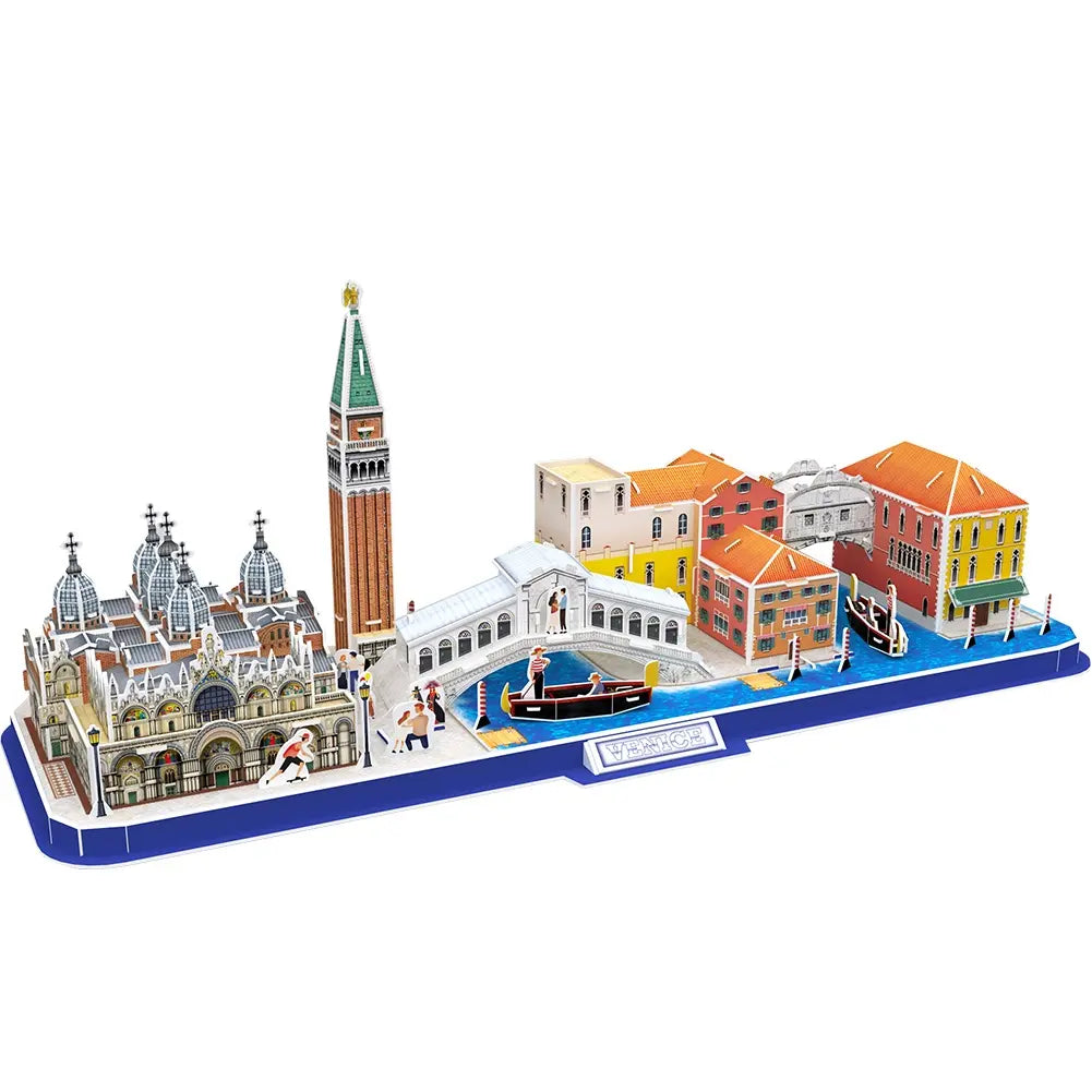 Cubic fun puzzle 3d city line wenecja
