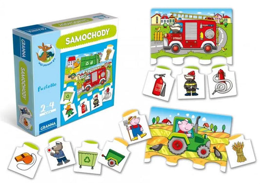Puzzle samochody