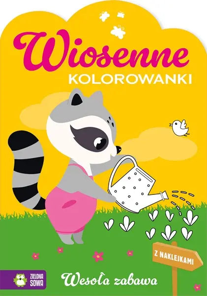 Wiosenne kolorowanki : Wesoła zabawa