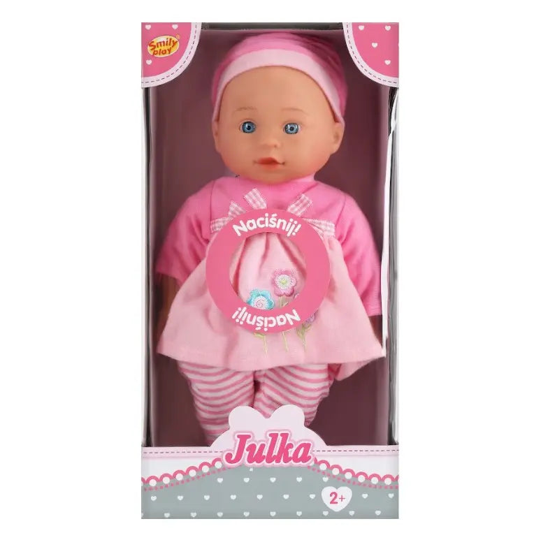 Lalka julka 32cm uczy śpiewa opowiada smily play