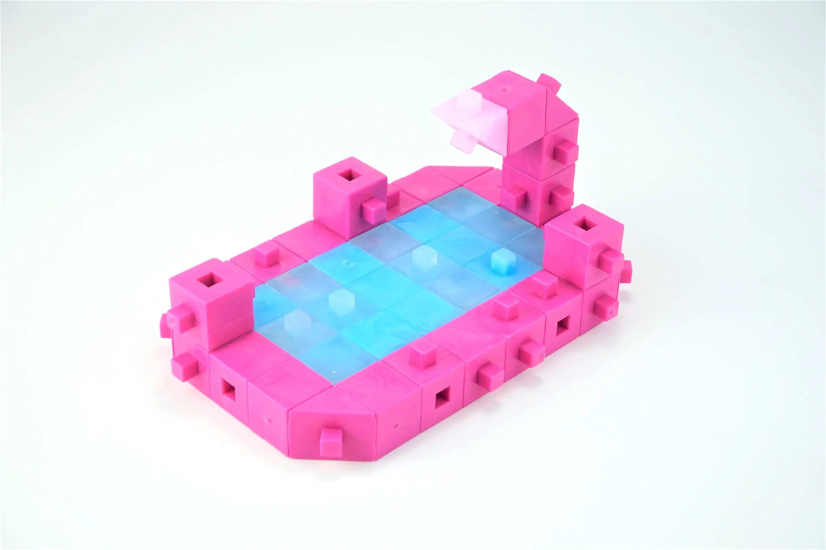 Kubiki pinky klocki
