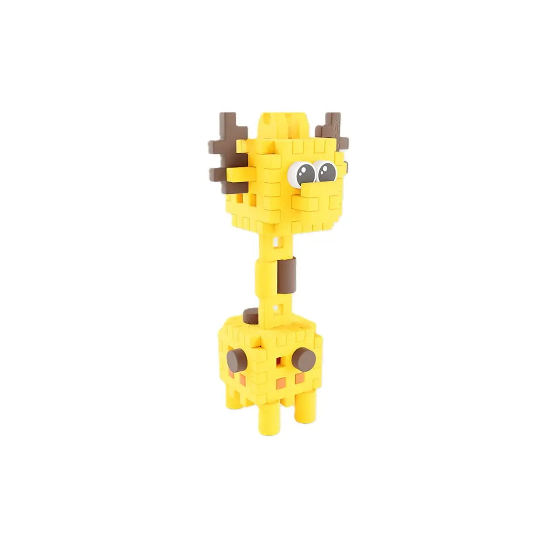 Klocki wafle mini pocket pets żyrafa