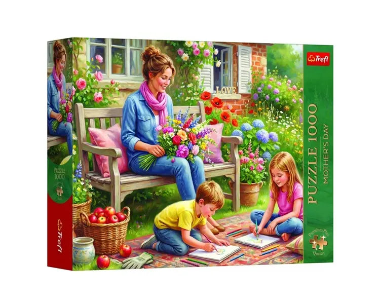 PUZZLE 1000 PremPlus DzieńMatki Rodzina w o..12144