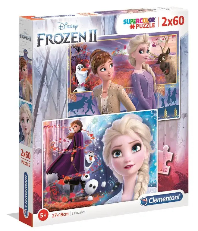 CLE puzzle 2x60 SuperKolor Frozen2 21609