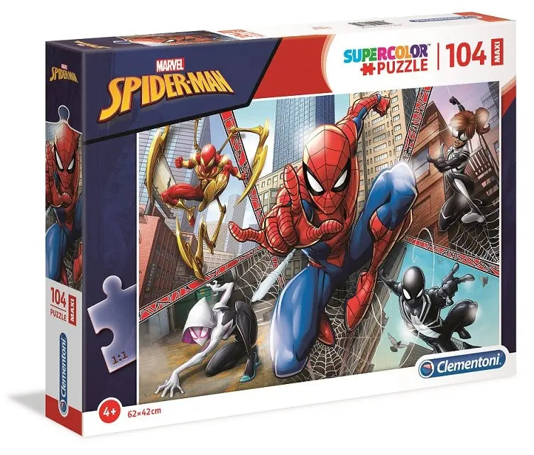 Puzzle 104 maxi Super Kolor Spiderman