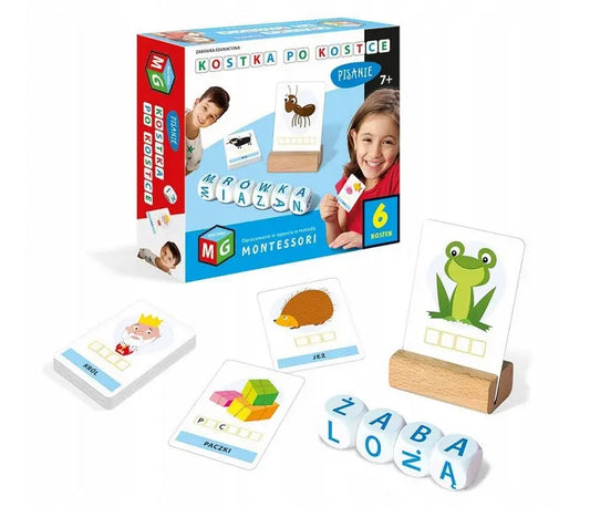 Montessori kostka po kostce-pisanie 6 kostek 05815