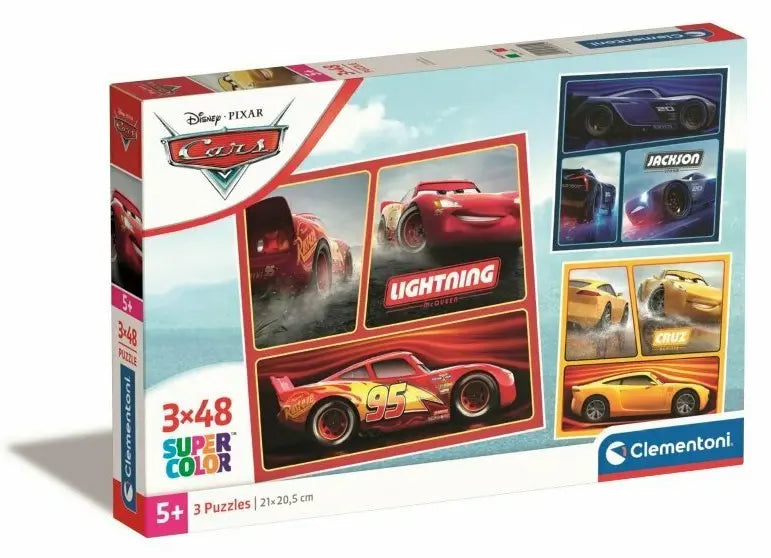 Puzzle 3x48 Super Kolor Cars